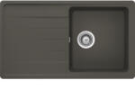SCHOCK Element D-100S Chiuveta bucatarie granit Cristalite 78x50 cm, gri (asphalt) (ELED100SASPH) Chiuveta
