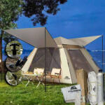 Summertiempo Cort De Camping Automat De Vară Argintiu 210x210x140cm 42-3362 (42-3362) Cort