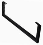 Hatria Bara portprosop cu montaj pe lavoar 25 cm, negru mat (BHTWLH0250020)