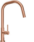 SCHOCK Talinos Baterie chiuveta bucatarie cu dus extractibil 2 tipuri de jet, cupru (copper) (545120COB)