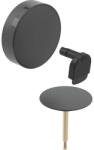 Geberit Split d52 Set echipare pentru sifon cada cu actionare prin rotire si admisie, negru mat (150.481.14.1)