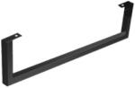 Hatria Bara portprosop cu montaj pe lavoar 60 cm, negru mat (BHTWLH0600020)
