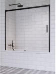 Radaway Idea Black PN DWJ Paravan cada cu usa glisanta 180 cm, profil negru (10003180-54-01R)