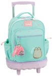 Back Me Up Pusheen The Cat Ghiozdan Scoala Troler Scoala Primara Cu Husă Pentru Sticlă De Apă Turcoaz 361-02079 2026 (361-02079)