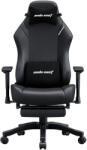 Anda Seat Luna Pro Scaun Gaming Din Piele Sintetica Cu Brațe Ajustabile Și Suport De Picioare Negru (AD18T-44-B-PV)