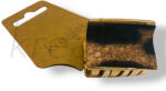  Barna leopárd nagy minta hajcsipesz