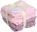 Mininor biopamut textilpelenka 70x70 cm 6 db (Szín: rózsaszín/lila) (woocommerce_gpf_27940)