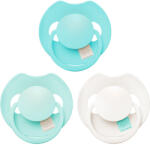 LOVI PRIME Tutti Frutti szilikon dinamikus cumi 6-18hó 3db Aqua Green (34/452)