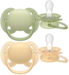 Philips Philips Avent SCF091/45 Ultra Soft cumi 6-18 hó - Bézs és Olíva (2 db) (5913586)