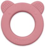 Petite&mars BEARY szilikon rágóka csörgővel - Dusty Rose (5913687)