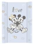 Ceba Comfort Merev Pelenkázólap 50×70 cm - Disney Minnie & Mickey Blue + AJÁNDÉK Huzat és Összecsukható Pelenkázó Alátét (786694)