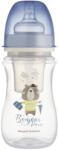 Canpol babies széles nyakú anti-kólikás cumisüveg BONJOUR PARIS 240ml kék (35/232_BLU)