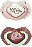 Canpol babies Szilikon szimmetrikus cumi Light touch 0-6hó SLEEPY KOALA 2 db pink (22/658_PIN)
