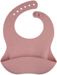 Canpol babies Szilikon előke zsebbel DOTS pink (51/029_PIN)