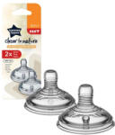 Tommee Tippee cumifej cumisüveghez 6 hó+ gabonás italokhoz, szilikon, 2 db (5909304)