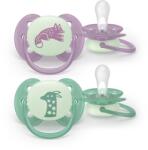 Philips Philips Avent SCF094/04 Ultra Soft Nighttime cumi 6-18 hó - Róka és Zsiráf (2 db) (5914809)