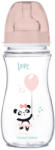 Canpol babies EasyStart anti-kólikás cumisüveg EXOTIC ANIMALS 300ml rózsaszín (774021)