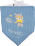 Canpol babies Muszlin előke BONJOUR PARIS 2db kék (26/900_BLU)