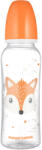 Canpol babies keskeny nyakú cumisüveg CUTE ANIMALS 250ml róka (11/841_ORA)