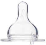 Canpol babies EasyStart szilkon etetőcumi gömbölyű széles nyakú 12hó+ 1db gyors (21/722)