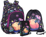 COOLPACK - Prime Pro iskolatáska szett kihajtható tolltartóval - Capybara Music (F162961-2-szett) (F162961)