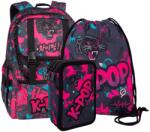 COOLPACK - Rumi iskolatáska szett felszerelt 3 emeletes tolltartóval - K-Pop - Dark (F166036-1-szett) (F166036)