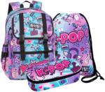 COOLPACK - Rumi iskolatáska szett ovális tolltartóval - K-Pop - Rainbow (F166037-2-szett) (F166037)