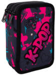 COOLPACK - Jumper 3 felszerelt 3 emeletes tolltartó - K-Pop - Dark (F067036) (F067036)