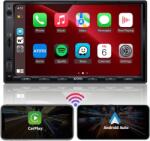 ATOTO F7 WE 7" Dupla DIN Autórádió, Vezeték Nélküli CarPlay és Android Auto, IPS HD Képernyő, Tolatókamera Bemenet, GPS Navigáció, FM/AM, Gy