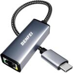 Benfei Placa Retea Benfei, RJ45, USB-C, Gri - evomag
