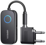 UGREEN CM671 Bluetooth 5.3 adó/vevő, mini jack 3, 5 mm, 300mAh + repülőgépes adapter - notebook
