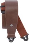 D'Addario Comfort Leather Auto Lock Guitar Strap Brown