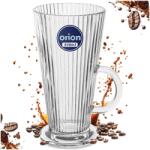 Orion Kávésbögre, Orion, 300 ml, 10x8x14, 5 cm, Üveg, Magas üveg fogantyúval, Mosogatógépben mosható, 100°C-ig hőálló, Átlátszó (129684)