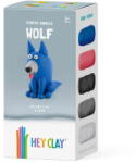 HEY CLAY Set Hey Clay Forest Animals - Lup, Varsta 3+, Multicolor (5904754600262)
