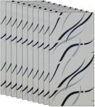 NEXTLY 10 x NEXTLY márvány utánzat öntapadós tapéta készlet, vízálló, állítható, erős ragasztó, könnyen felszerelhető, fedőfelület 1, 8 nm, 30x60 cm, 2 mm vastagság PH002 (10tapetmarmura-ph002)