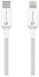 Tactical Stitch Thread USB-C / Lightning töltő- és adatkábel 27W 100cm fehér 190230 57983126587 (57983126587)