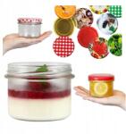 Bimberek 5 db-os üvegkészlet, 235 ml, Bimberek, univerzális űrtartalom, hőálló, fehér/fekete/piros/zöld/arany (ZES001905)