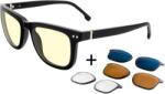 GUNNAR Cupertino Onyx Clear + Amber + Sun + Amber Max (BUN-CUP04)