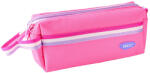 DACO Penar etui tip borseta DACO PE718RZ, 3 fermoare, 22 x 4 x 12 cm, Roz (PE718RZ) Penar