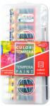 Daco Culori tempera in cutie plastic DACO CU113, 12 culori, 12 ml, pensula inclusa (CU113)