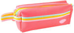 DACO Penar etui tip borseta DACO PE718P, 3 fermoare, 22 x 4 x 12 cm, Portocaliu (PE718P) Penar