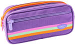 DACO Penar etui tip borseta DACO PE717M, 4 fermoare, 222 x 9 x 10.5 cm, Mov (PE717M) Penar