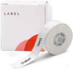 Niimbot RP D11 és D110 címke, 12×40 mm, 160 db, fehér (A2A68601601)