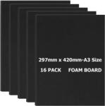 SENENQU habkarton A3, 5 mm, fekete - 16 db (297x420 mm)
