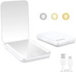 Kintion LED utazó sminkestükör - 3 színhőmérséklet, szabályozható - fehér