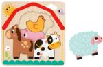 Tooky Toy - Puzzle multistrat, Ferma (109484) Puzzle