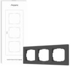 Aqara Switch Frame H2 EU (3-gang) (FE-X02DG), szürke (FE-X02DG)