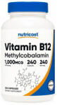 Nutricost Vitamin B12, 1000 g, 240 capsule , Nutricost