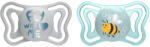  CHICCO Physio Light szilikon cumik kék 2-6 hónapos, 2 db - pepita