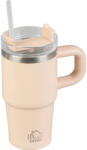 MagicHome Termosz, MagicHome, 550 ml, rozsdamentes acél, duplafalú, szívószálas, meleg és hideg italokhoz (TC801318)